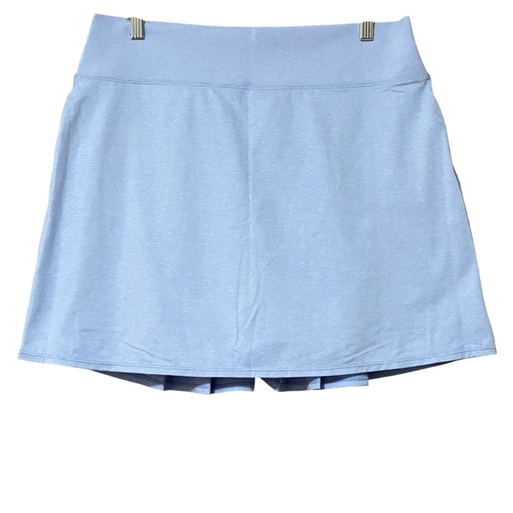 IZOD Women’s Tennis Golf Performance Skort XL Light Blue Pleated UPF 30 NWT